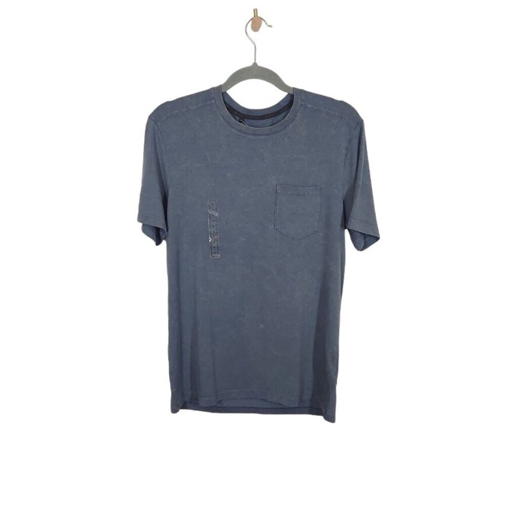 NWT VRST Men's Washed Pocket Tee in Midway Blue - Size Small - Picture 1 of 7